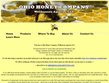Tablet Screenshot of ohiohoney.com
